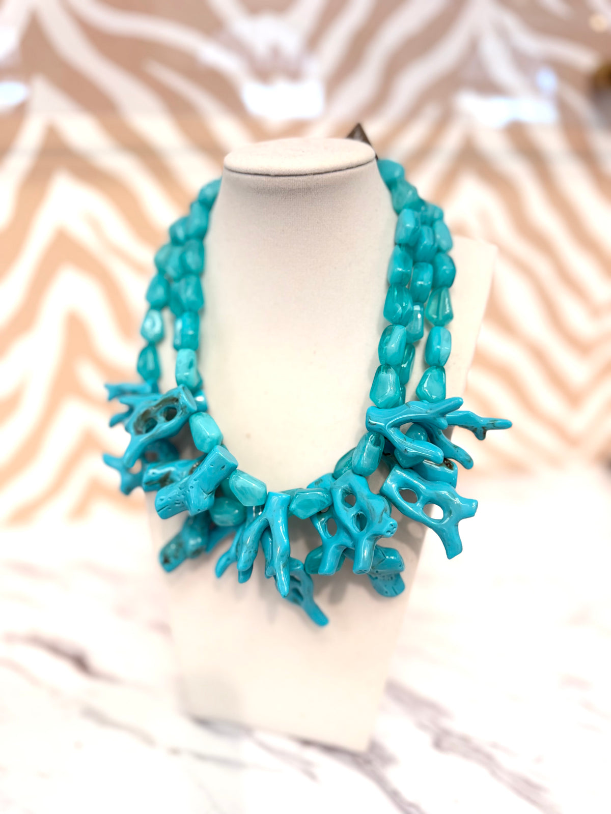 Coral Statement Necklace (2 Colors)
