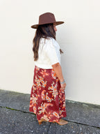 Ada Skirt in Wild Paisley | MAUDE