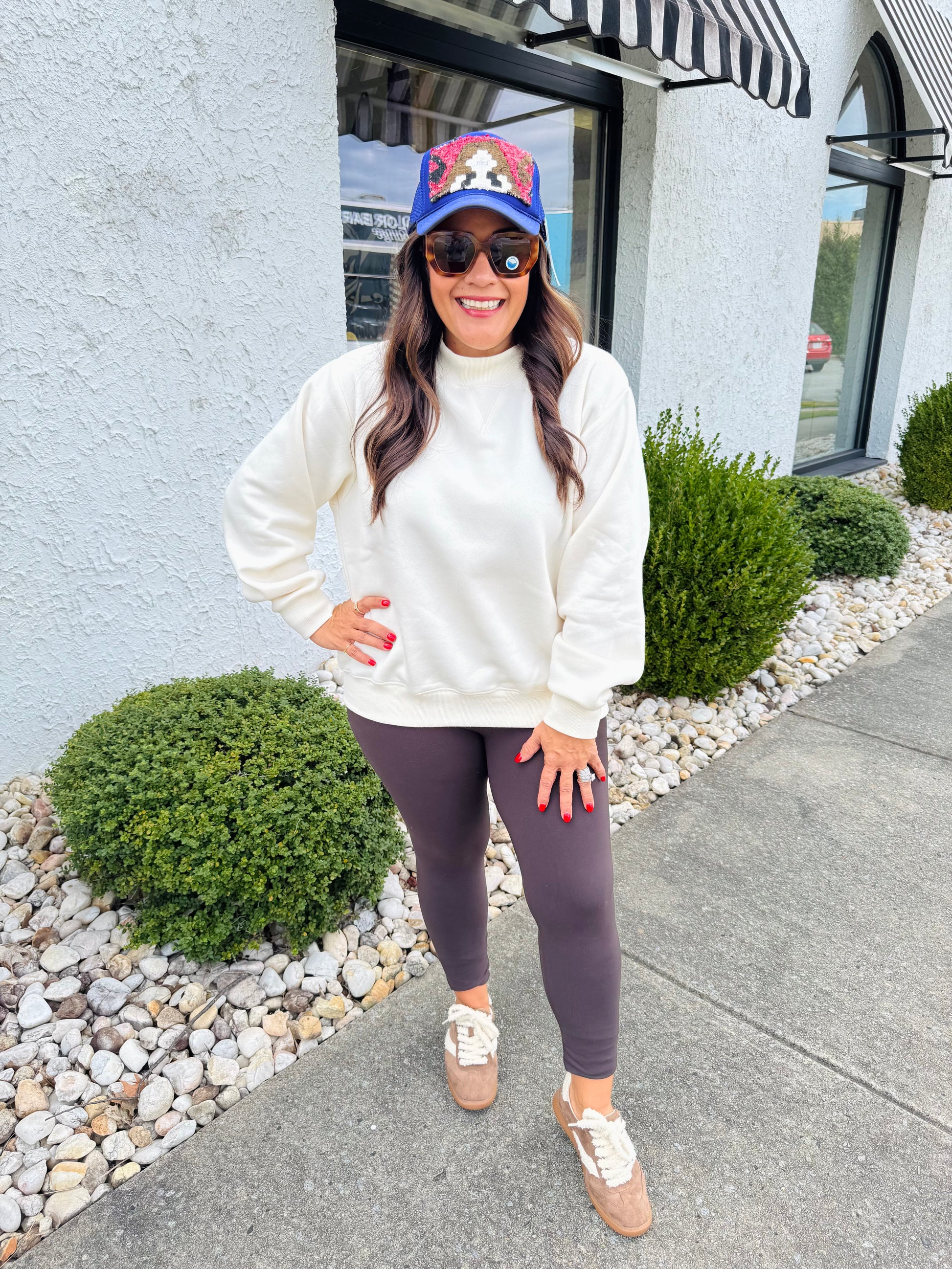 Cool Girl Mockneck Sweatshirt (4 Colors)