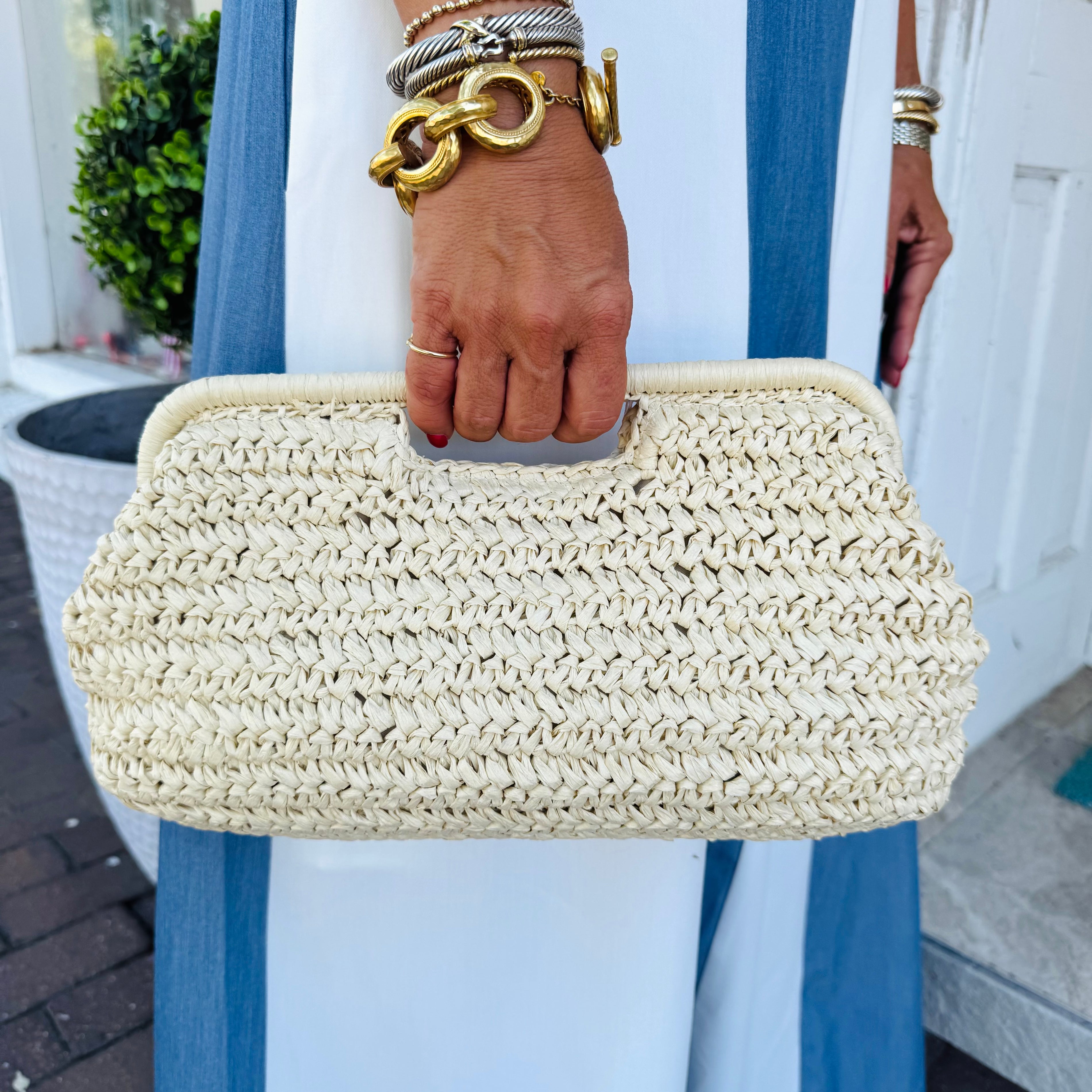 Lani Straw Clutch (2 Colors)