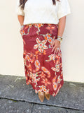 Ada Skirt in Wild Paisley | MAUDE