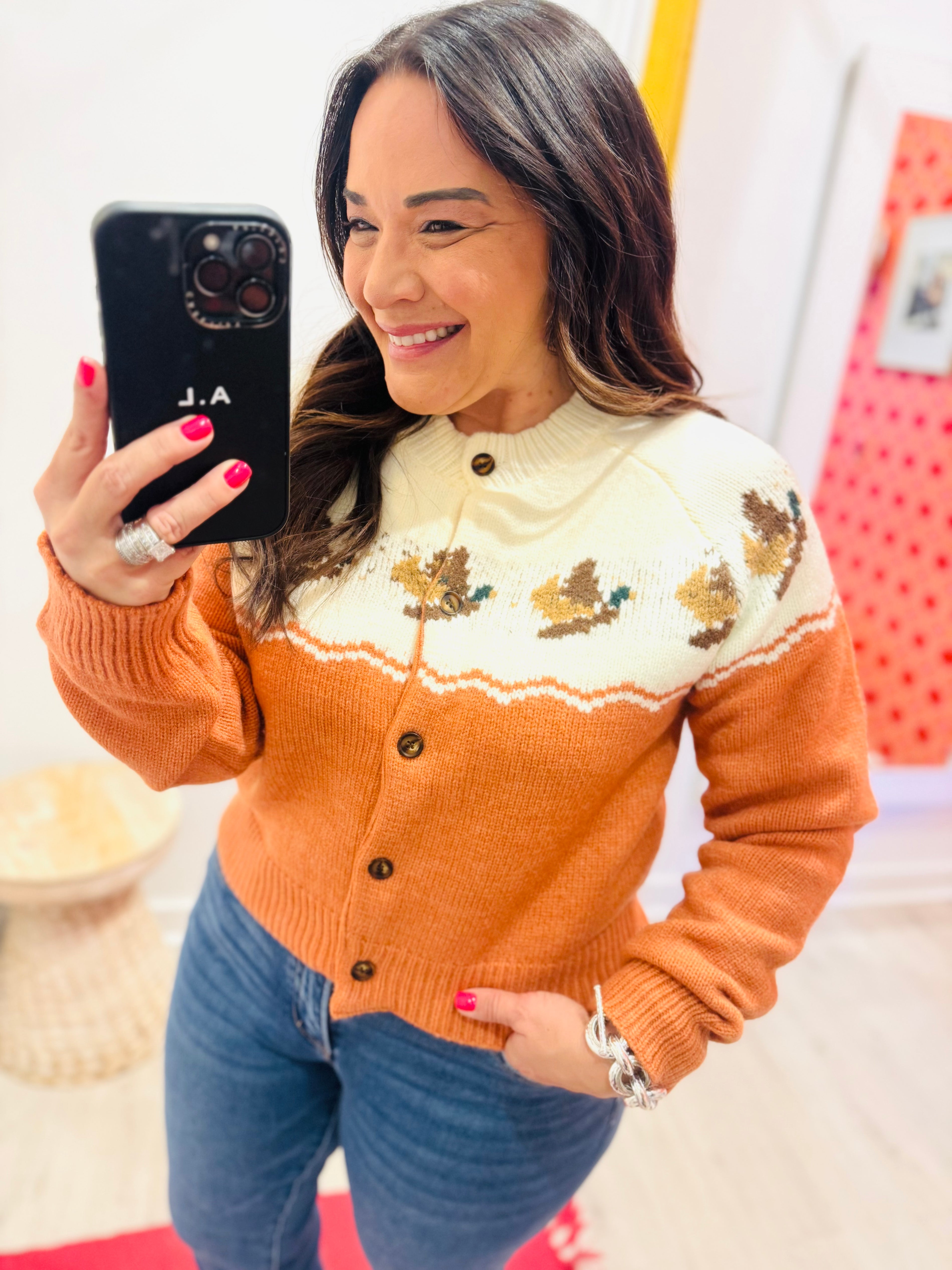 Old School Waterfowl Cardigan Sweater