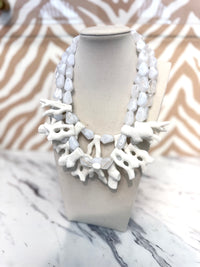 Coral Statement Necklace (2 Colors)