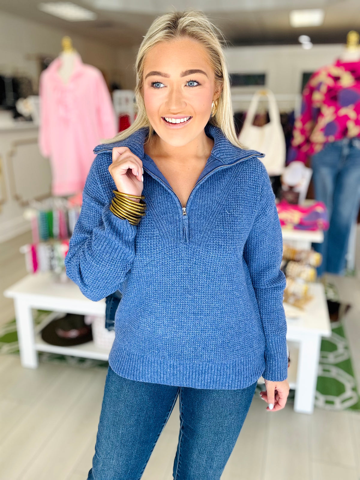 Cozy Queen Half Zip Pullover (3 Colors)