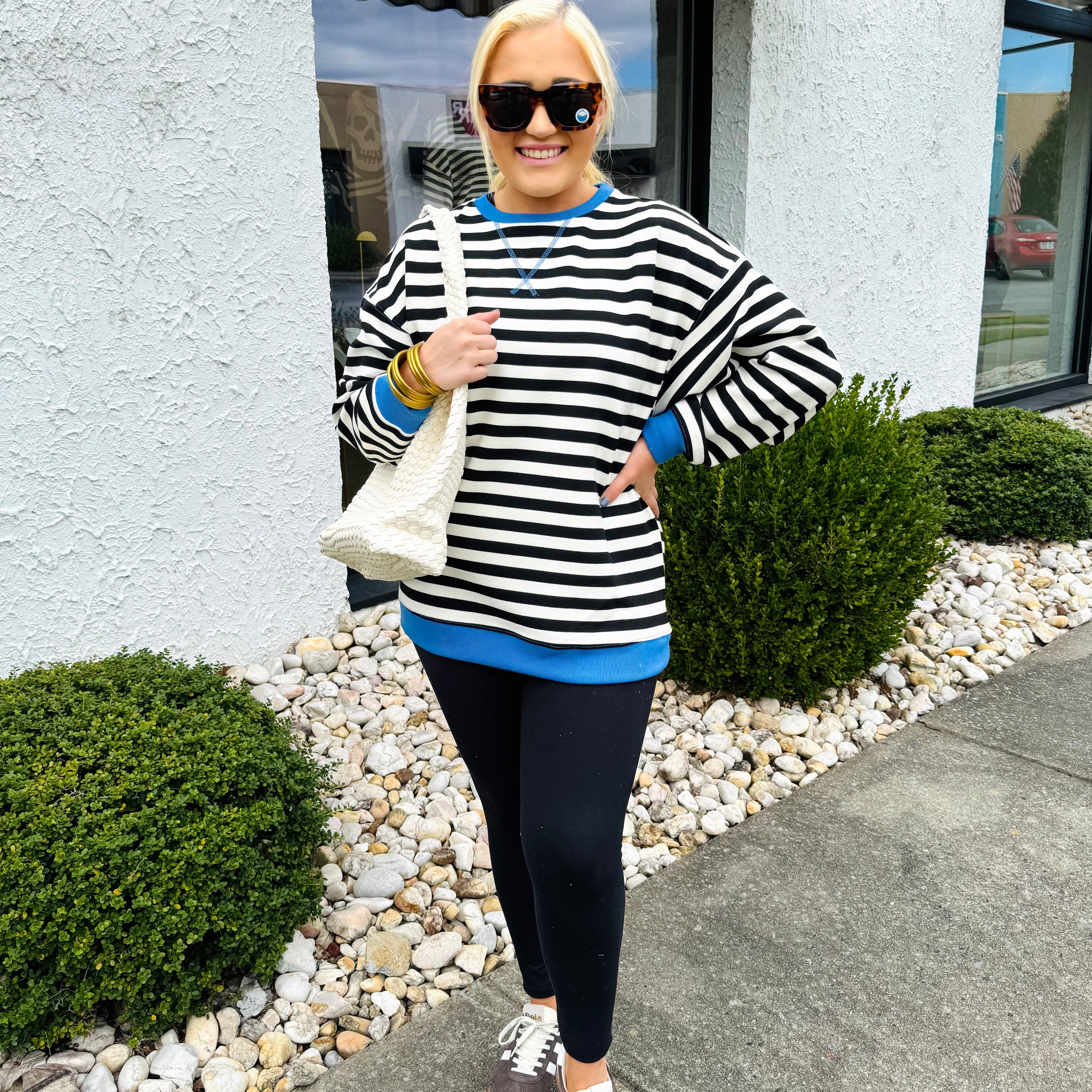 Choosing Comfort Striped Crewneck (2 Colors)