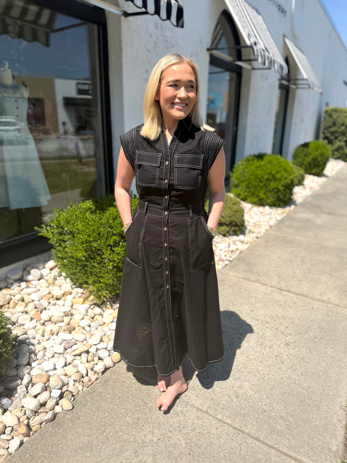 Dark Denim Days Dress