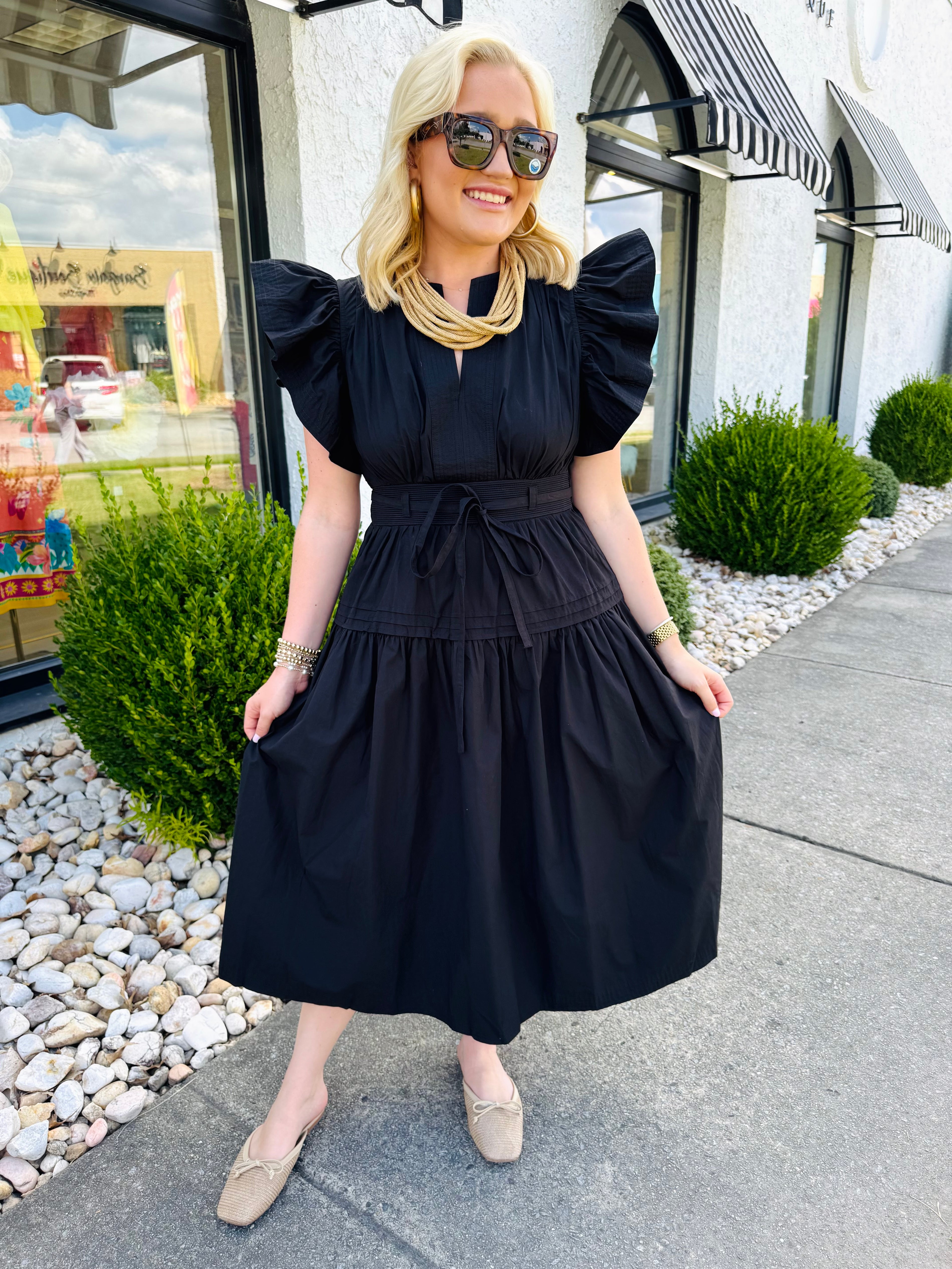 Perry Poplin Maxi Dress (2 Colors)