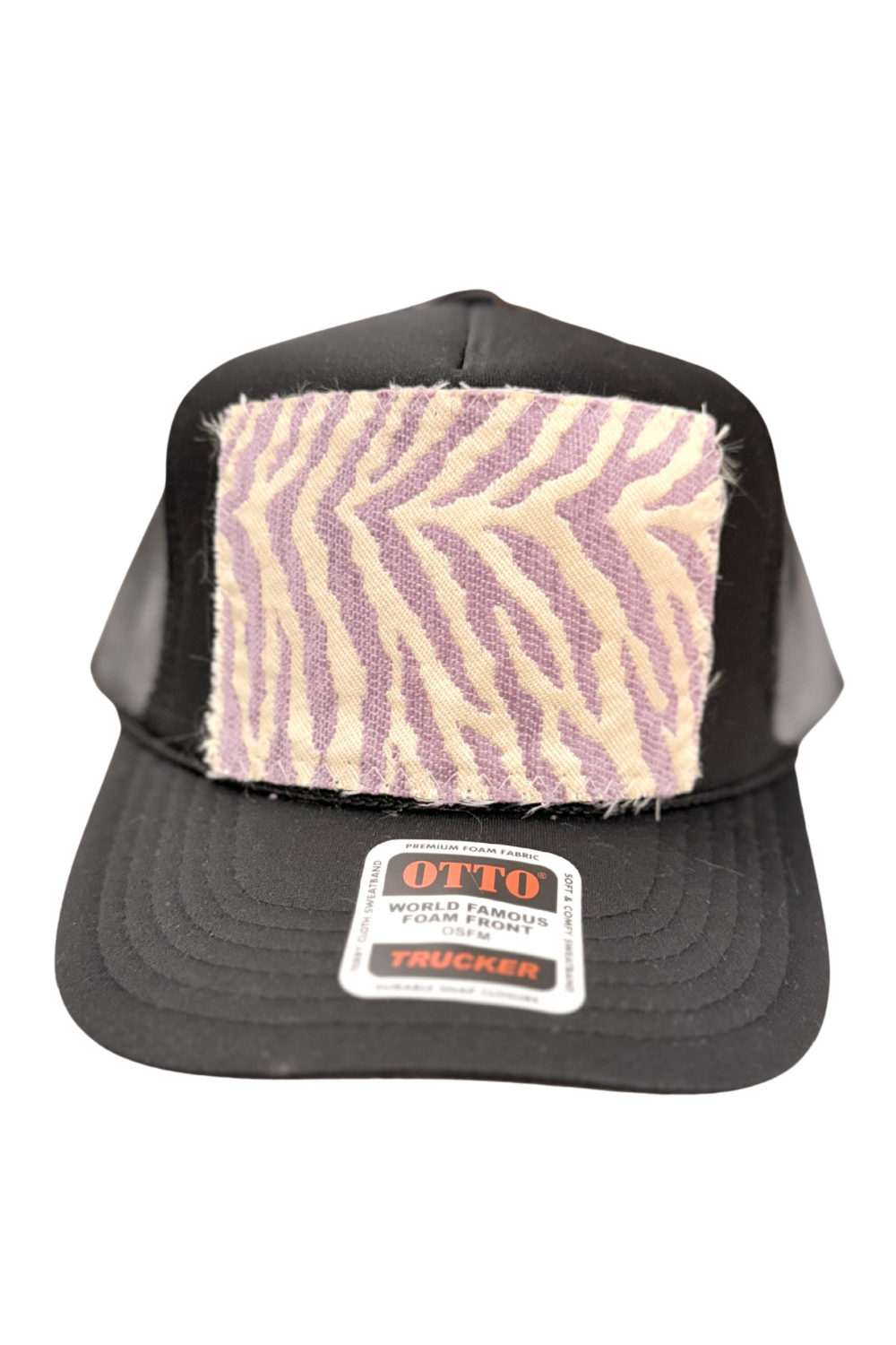 Black Patch Trucker - Purple Zebra Patch | ORIJINAL