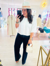 Linden High Rise Trouser|Flying Monkey