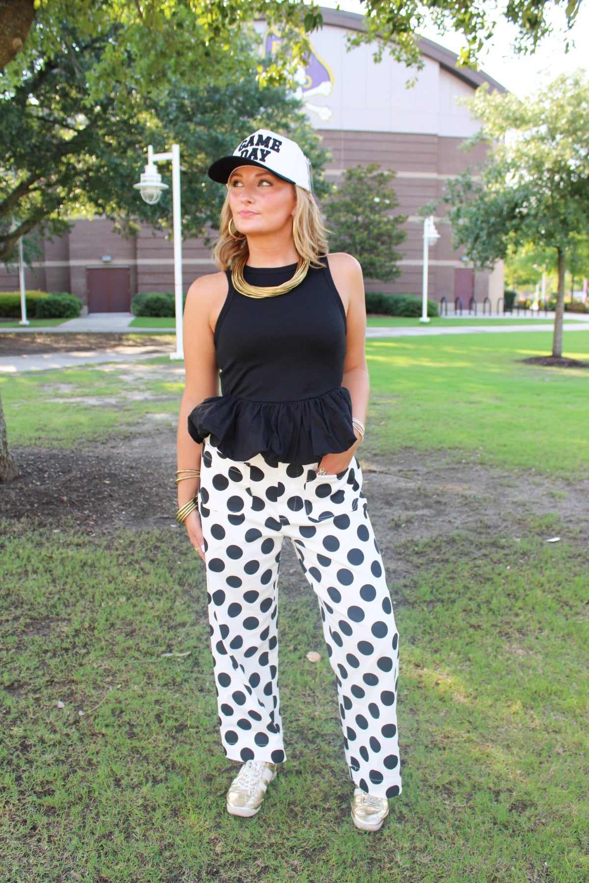 End Zone Poplin Bubble Tank