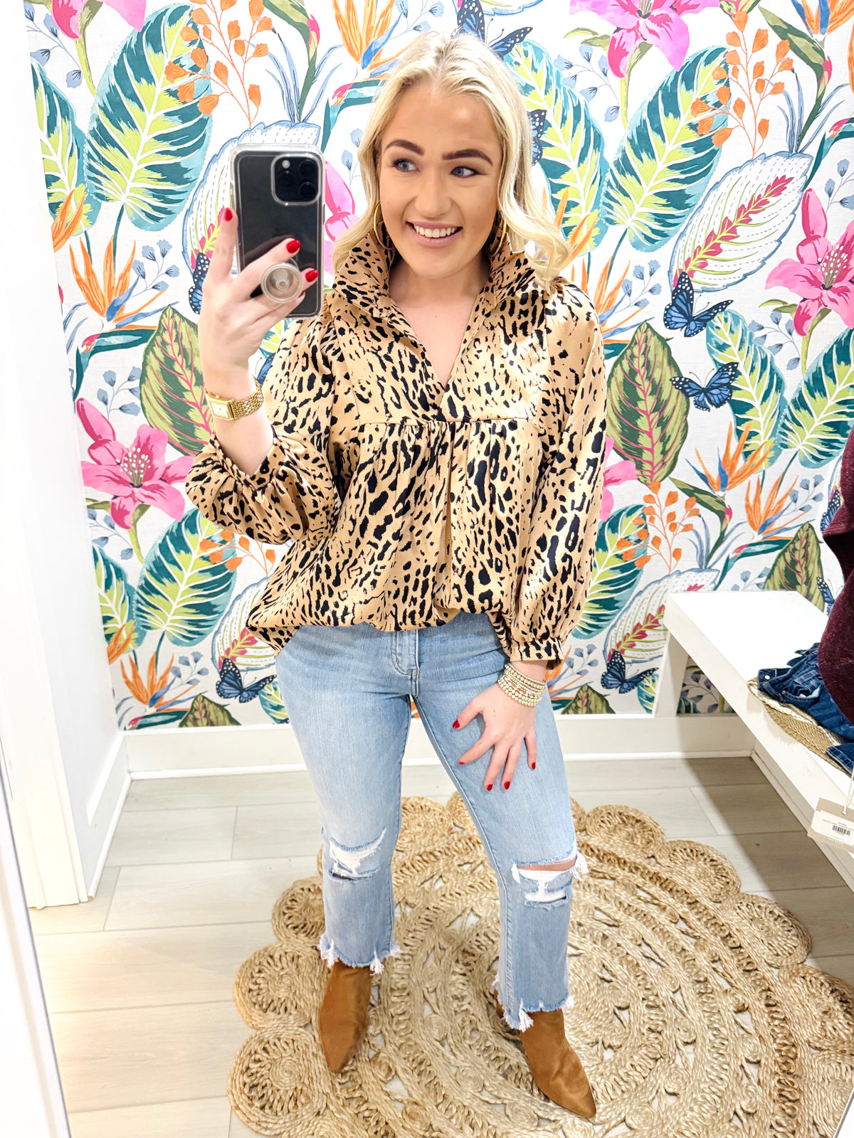 Signature Top in Luxe Tiger