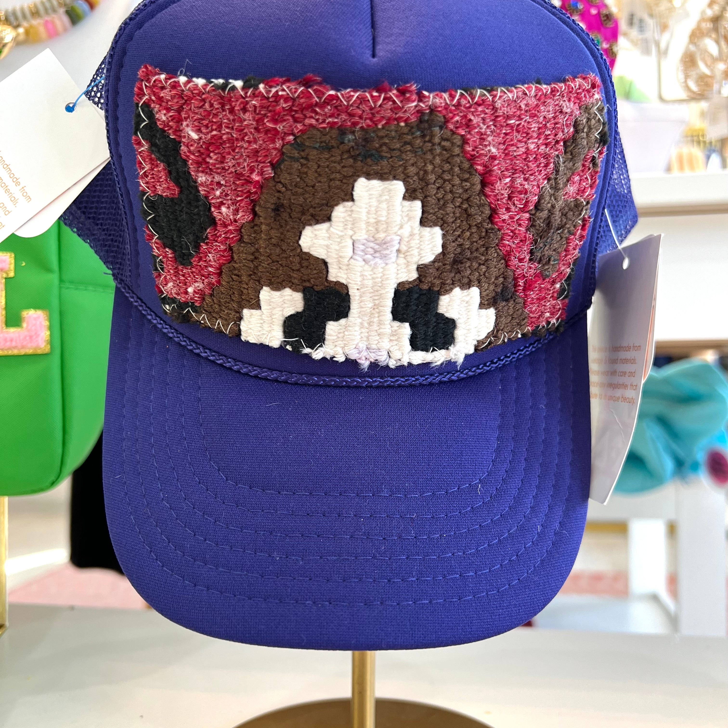 ORIJINAL Trucker Hat in Purple - Brown/Red/White Patch