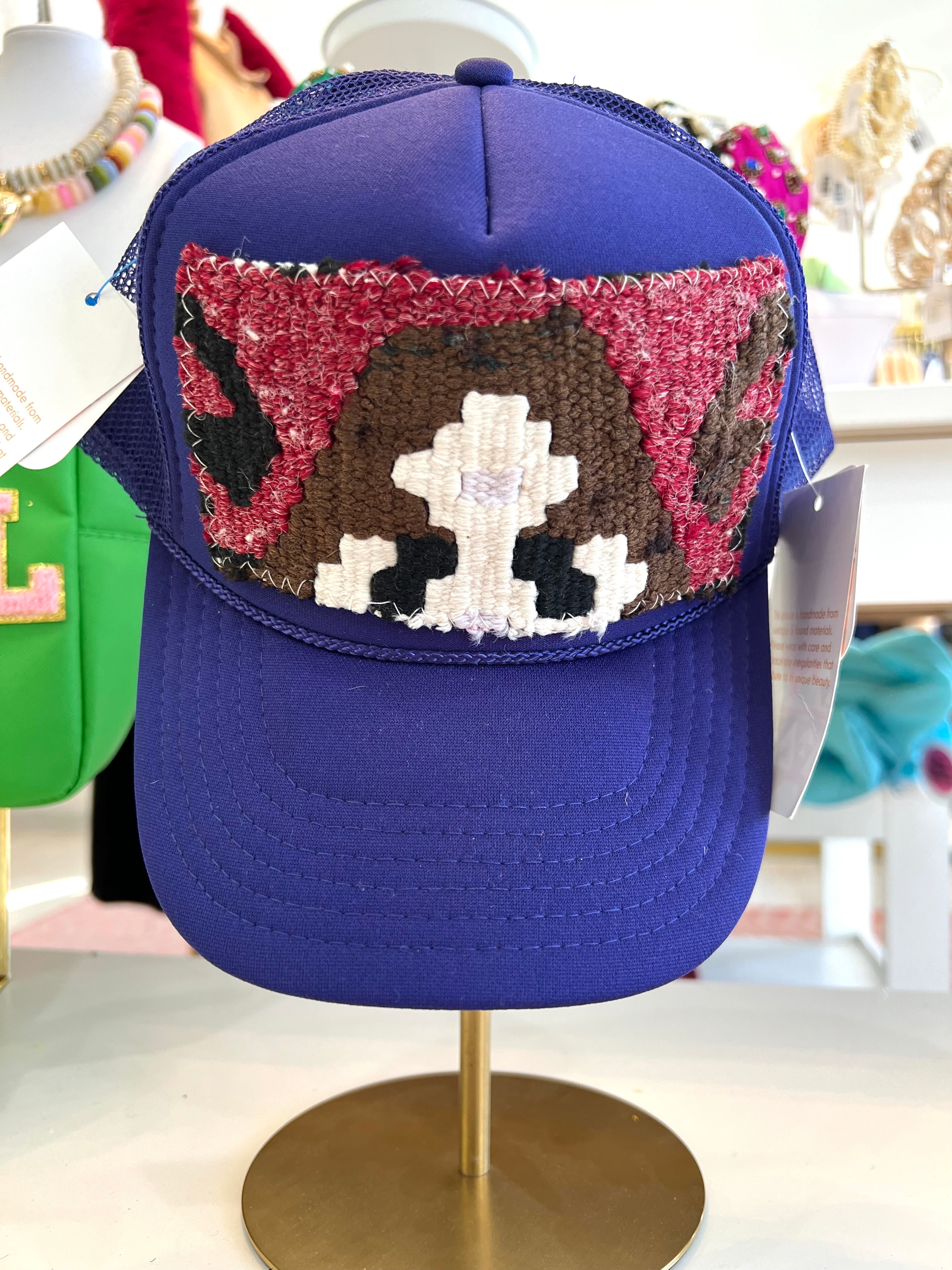 ORIJINAL Trucker Hat in Purple - Brown/Red/White Patch