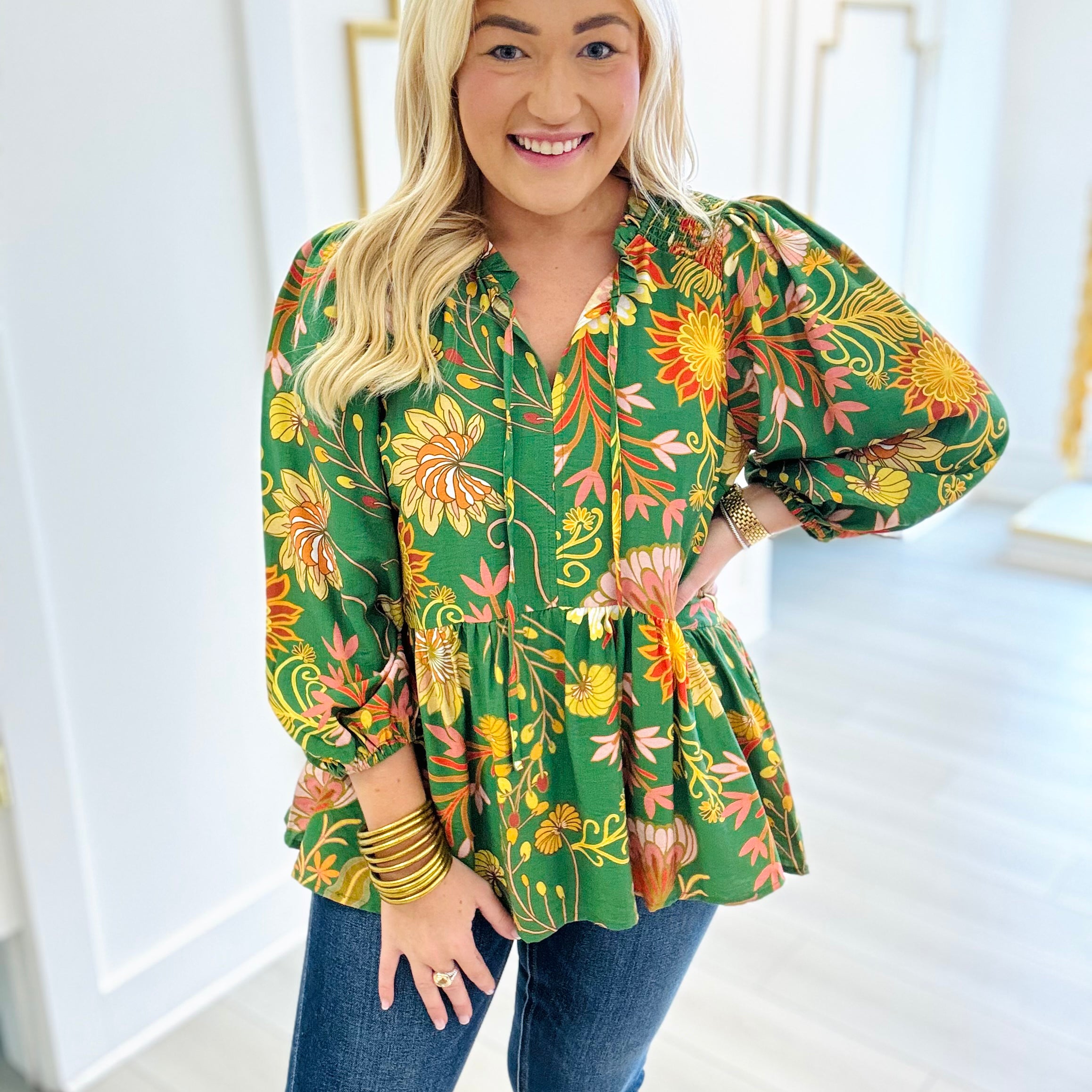 Envious Florals Top
