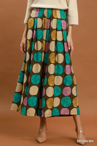 Connect the Dots Pants in Brown Mix