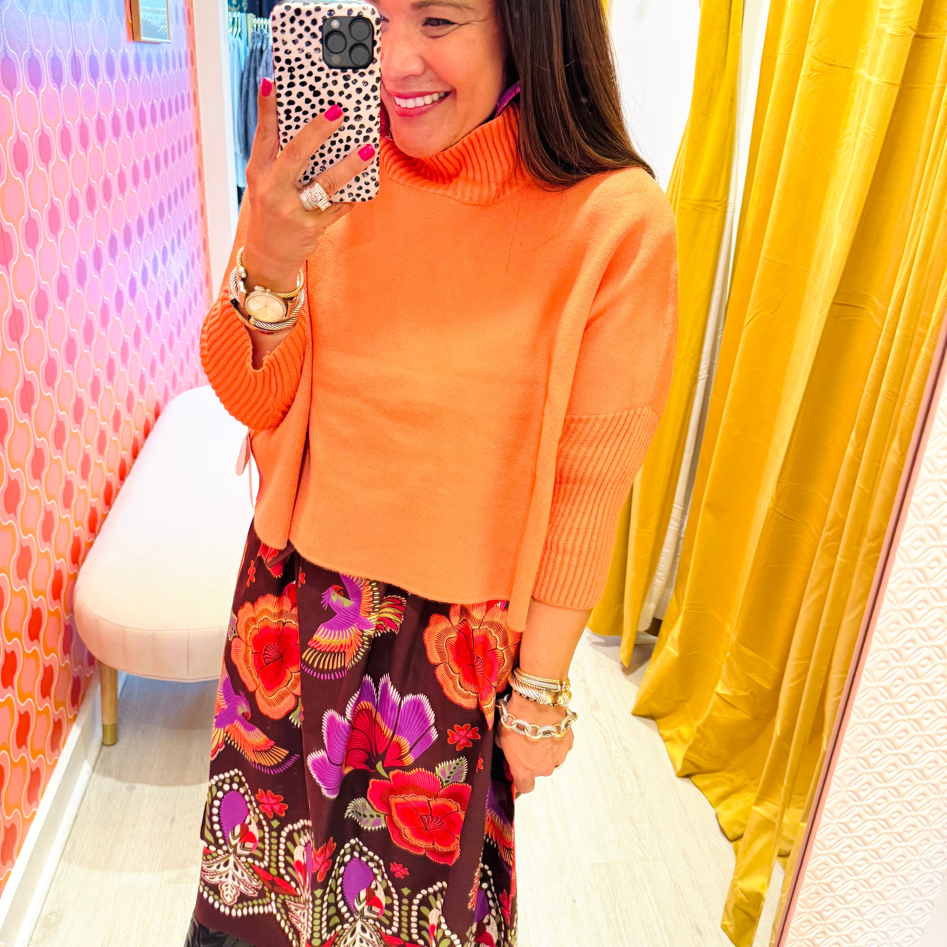Aja Sweater in Peach Bellini | KERISMA