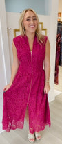 Stacey Dress in Merlot Lace