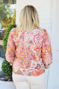 Mix of Emotions Blouse in Multi
