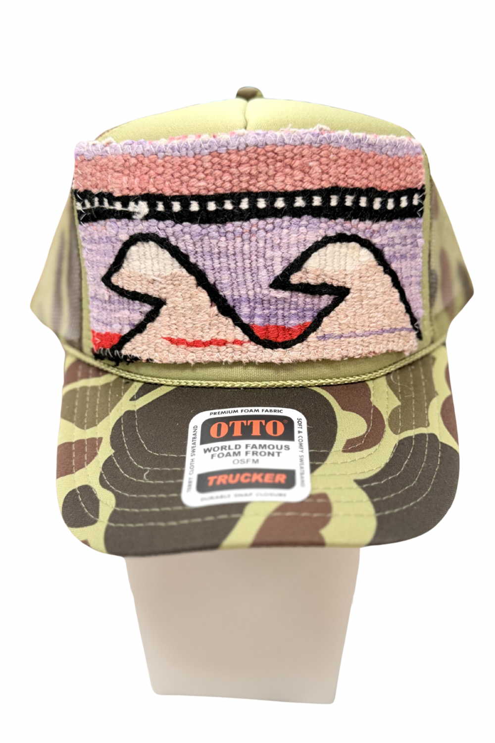 Camo Patch Trucker - Purple/Pink Waves | ORIJINAL
