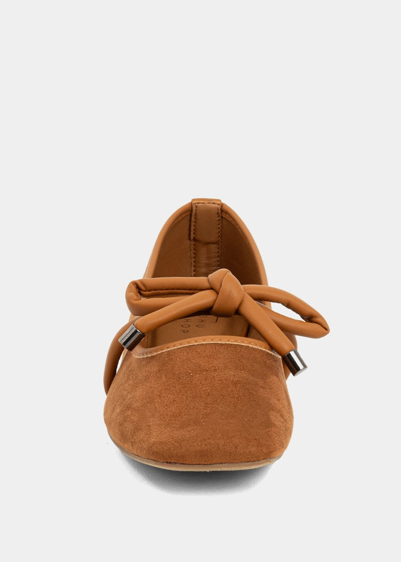 Adriana Suede Ballet Flat | SHUSHOP