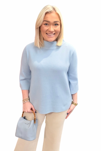 Morgan Mock Neck Sweater - Spring Colors (4 Colors)