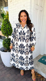 Waves of Elegance Dress (2 Colors)