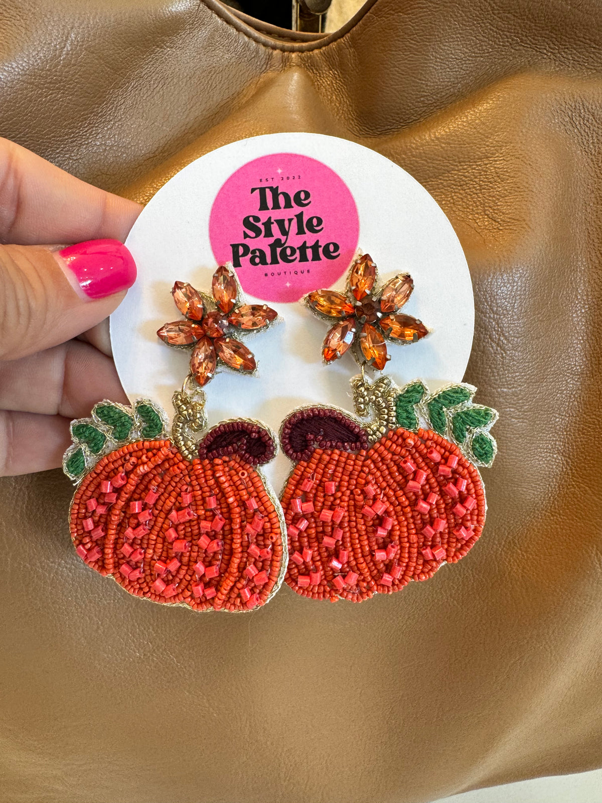 Pretty Pumpkin Earrings