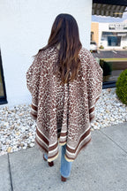 Leopard Wrap In Brown