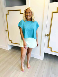 Go Girl Open Back Slub Tee (9 Colors)