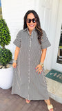 Gibbons Pinstripe Dress | LIVRO
