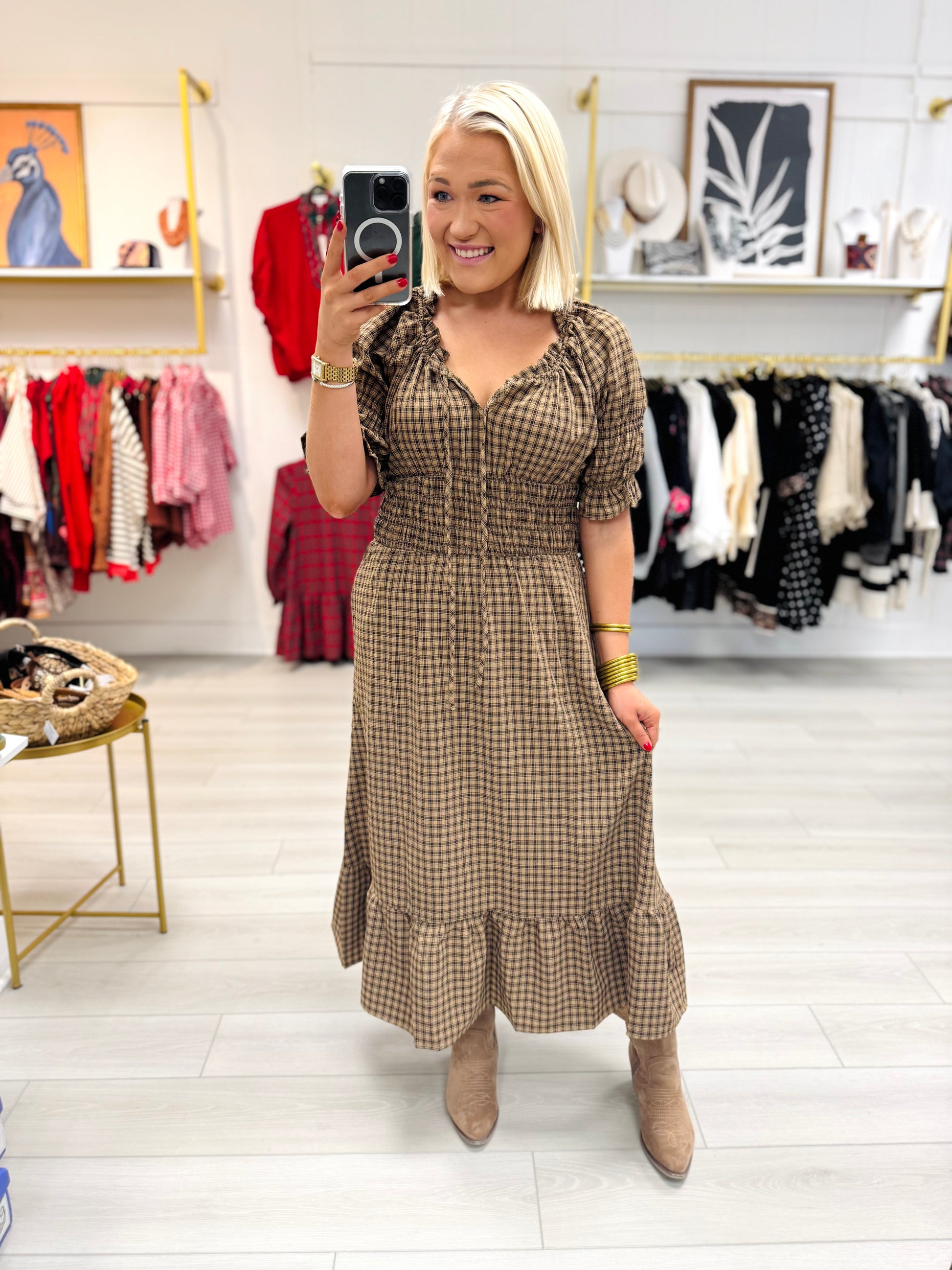 A Fall Feeling Midi Dress
