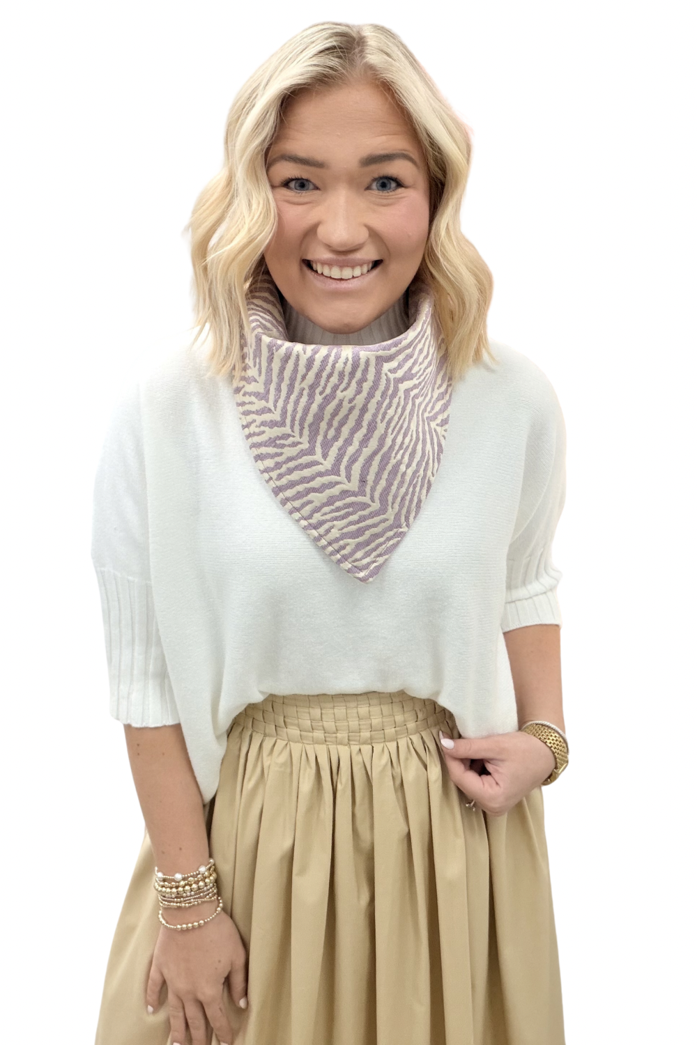 Purple Zebra Bandana | ORIJINAL