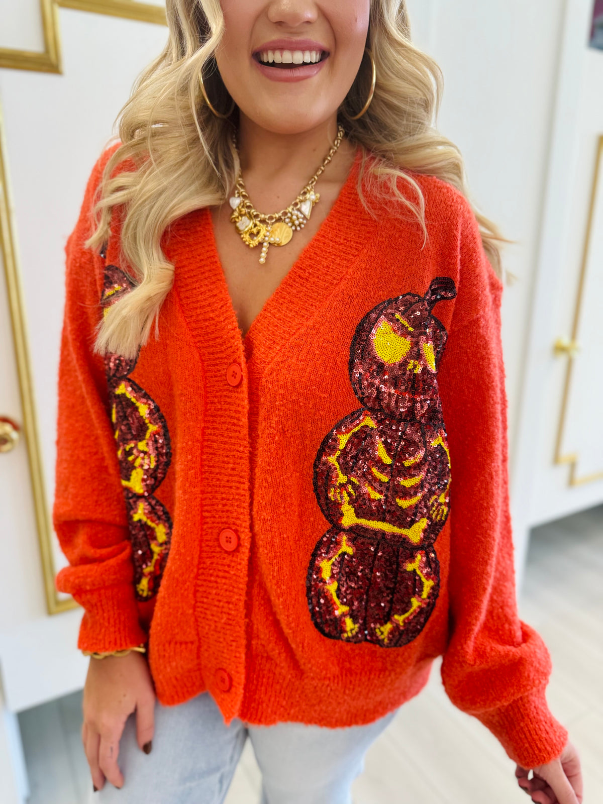 Skull-o-Lantern Cardigan