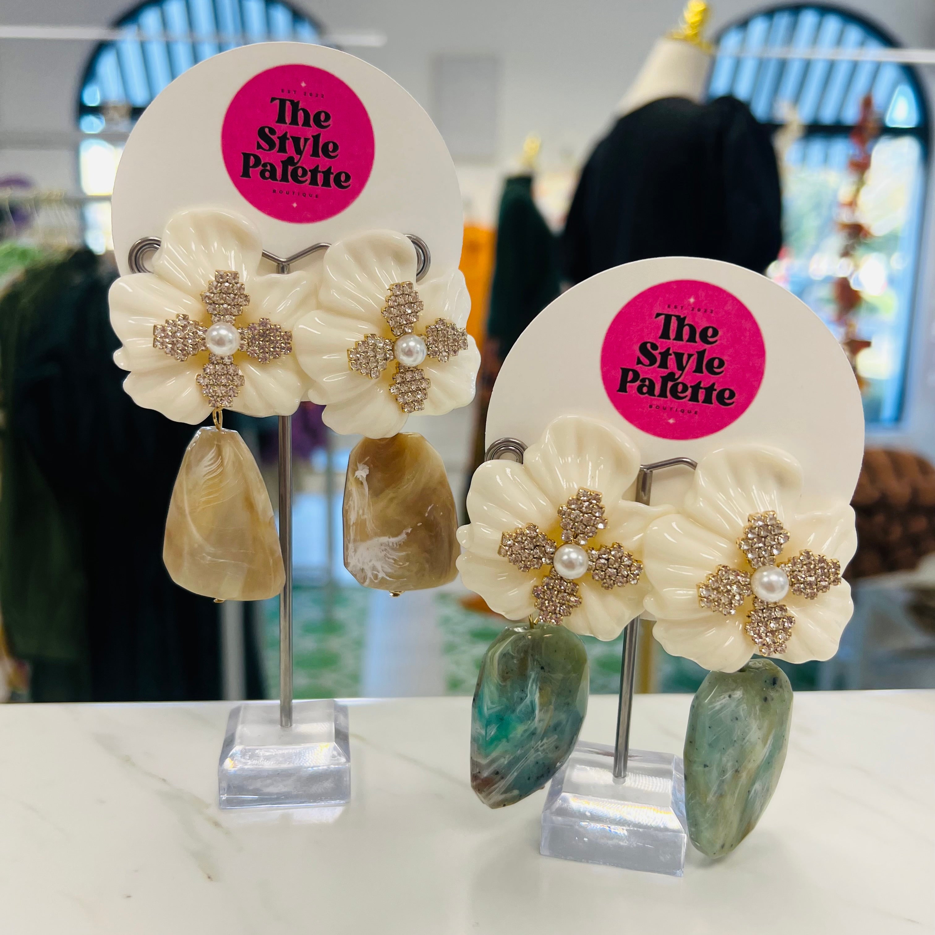 Fall Flower Earrings