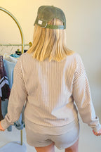 Do it All Lounge Pullover in Brown