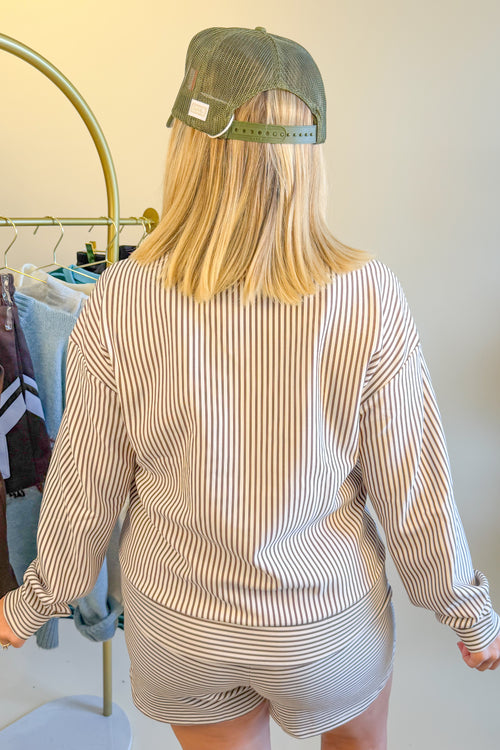 Do it All Lounge Pullover in Brown