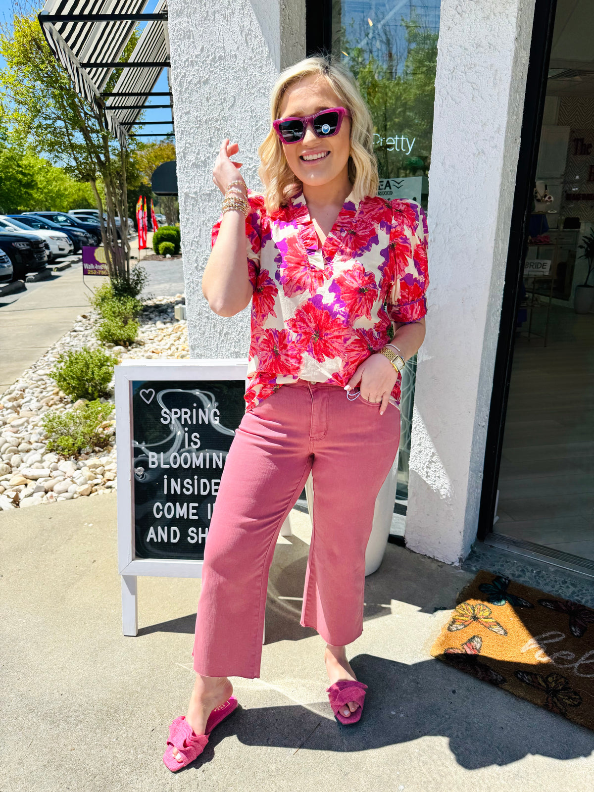 Bright Blooms Top