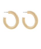 Polished Circa Hoops