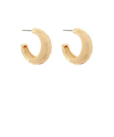 Gold Disco Hoops