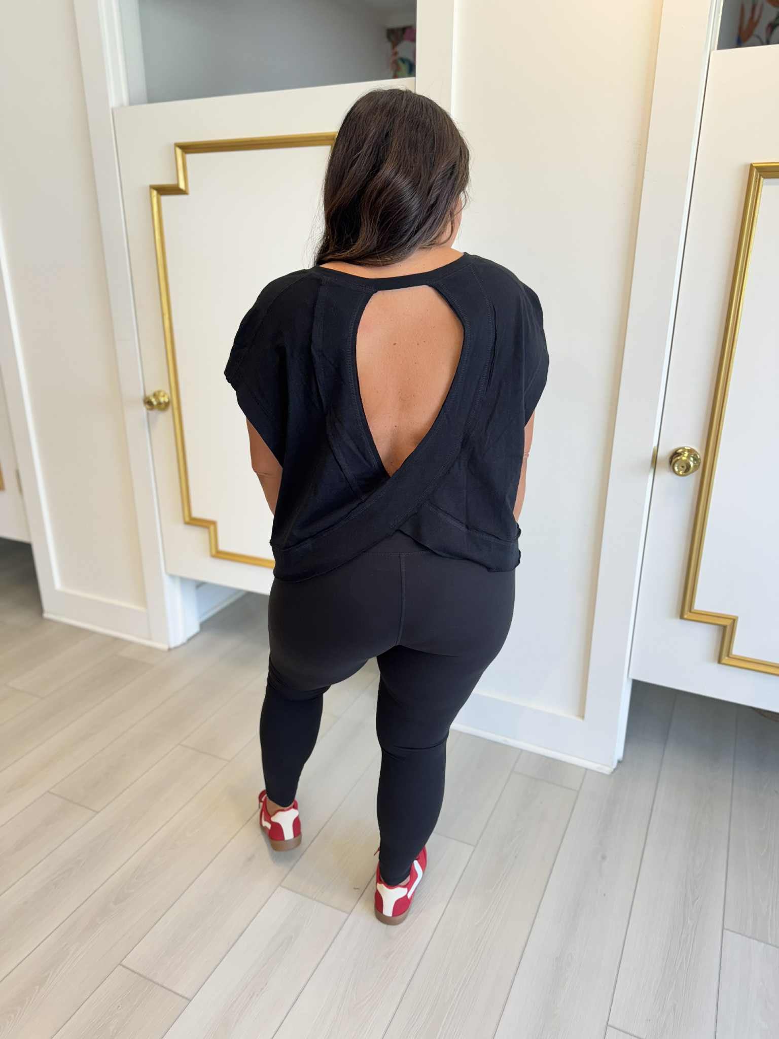 Go Girl Open Back Slub Tee (9 Colors)