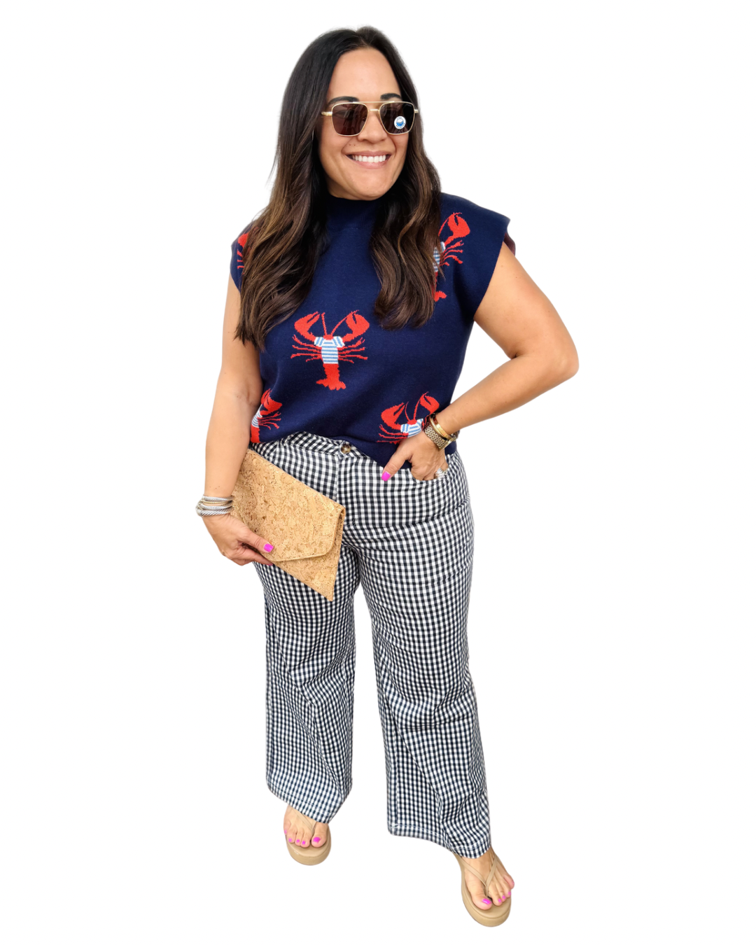 Lobster Dance Knit Top