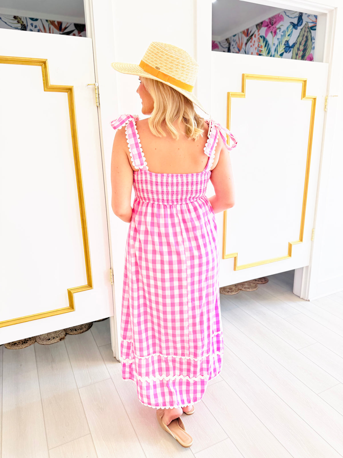 Pretty Pink Picnic Dress