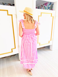 Pretty Pink Picnic Dress