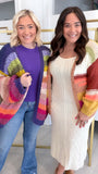 Hippie Color Cardigan (2 Colors)