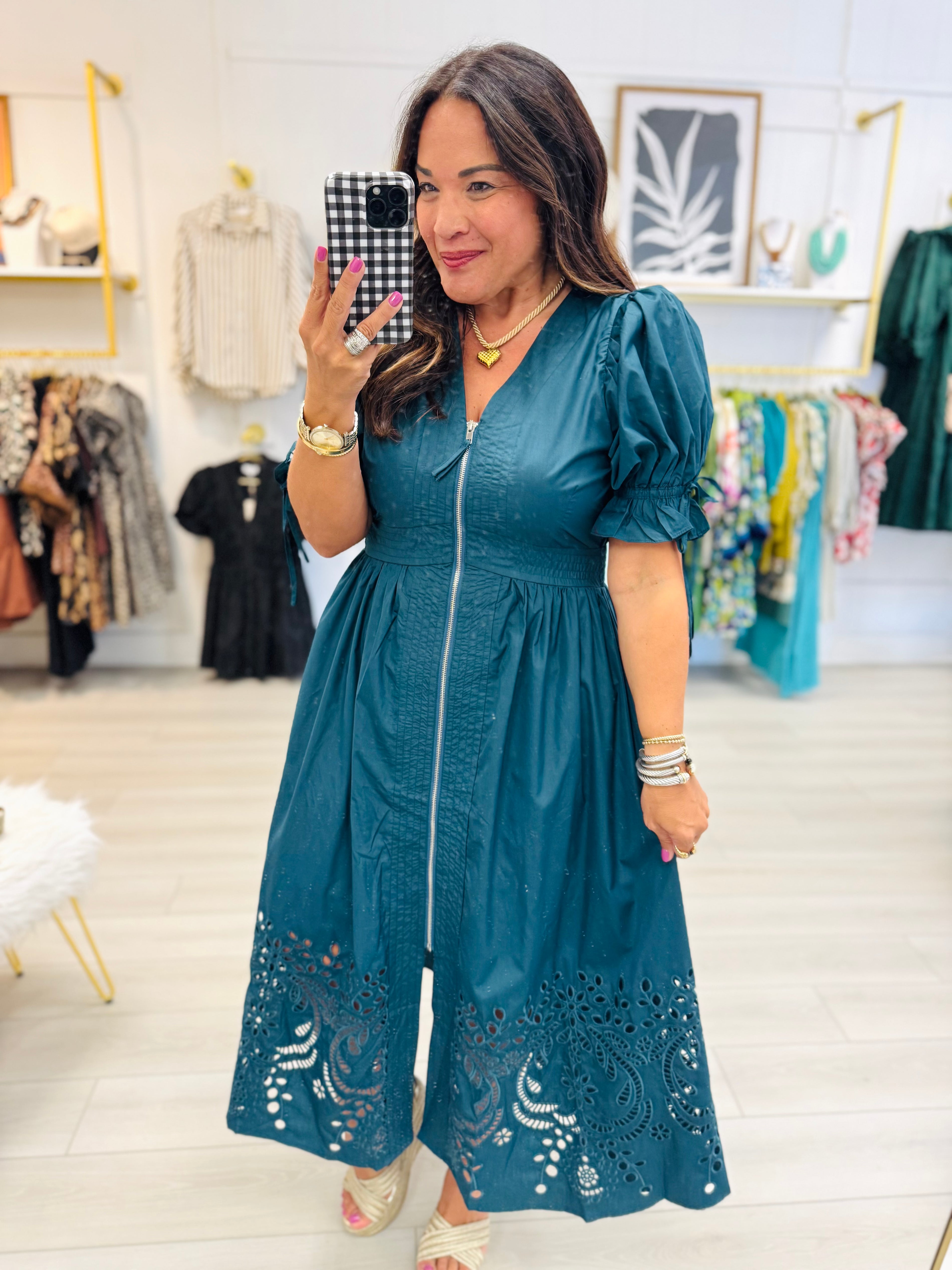 Stacey Dress in Eyelet (3 Colors)