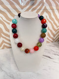 Fall Tones Beaded Necklace