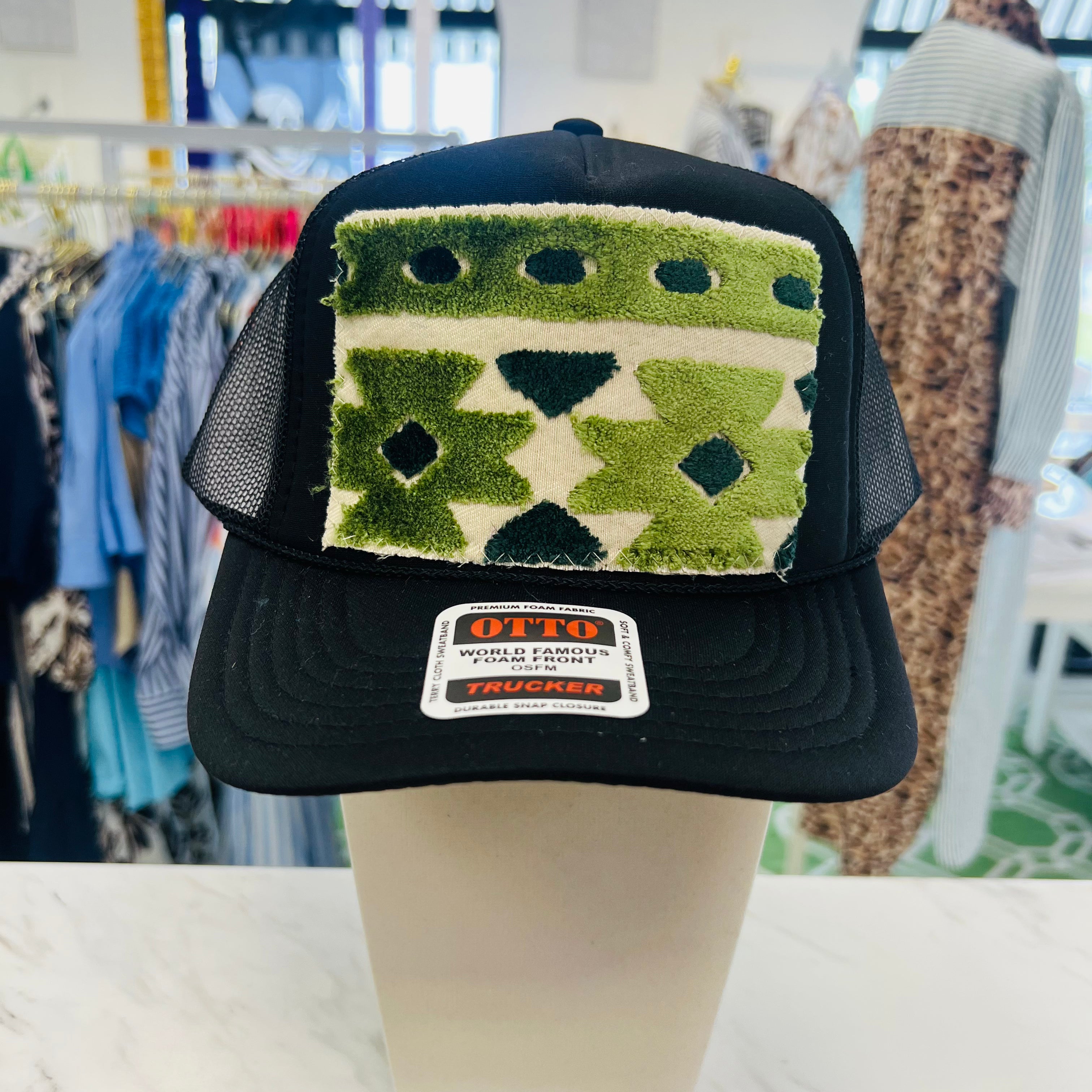 ORIJINAL Trucker Hat in Black - Green/White