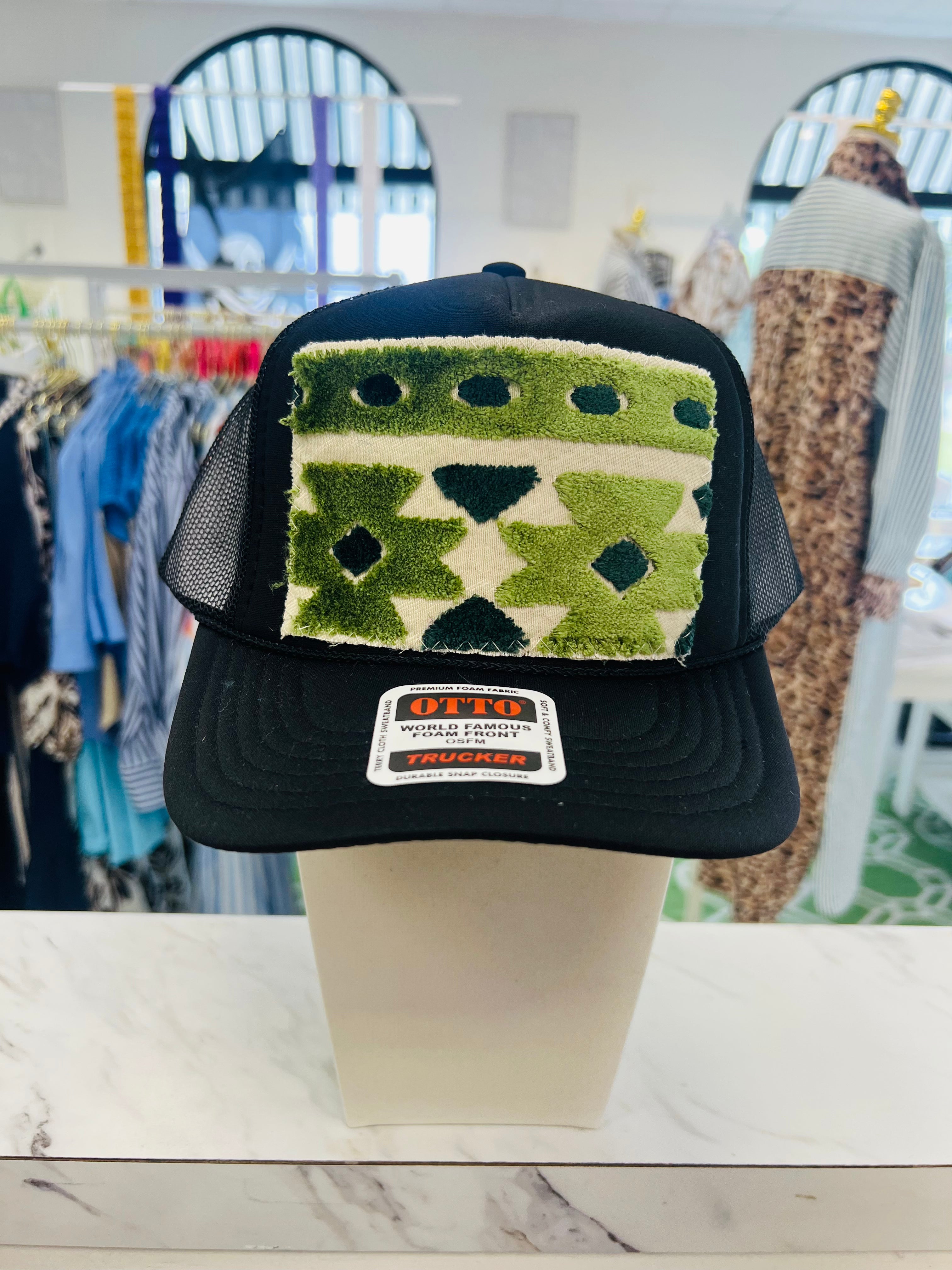ORIJINAL Trucker Hat in Black - Green/White