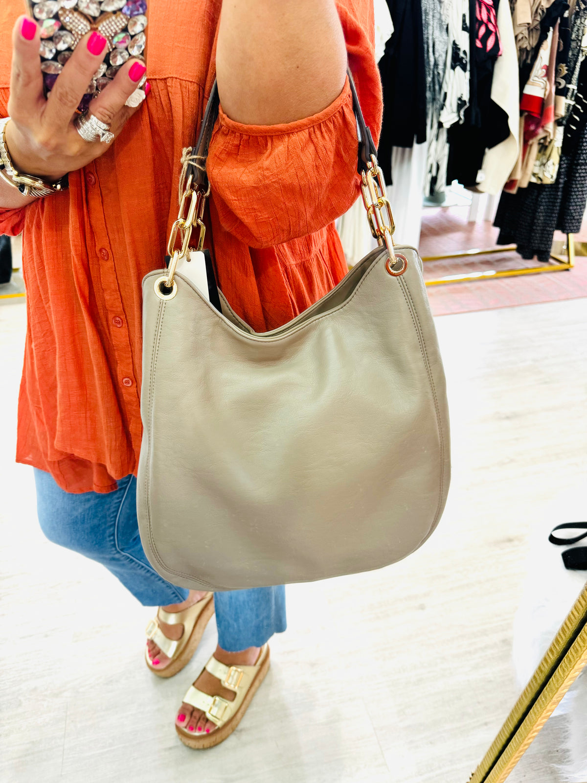 Closet Neutral Hobo Bag