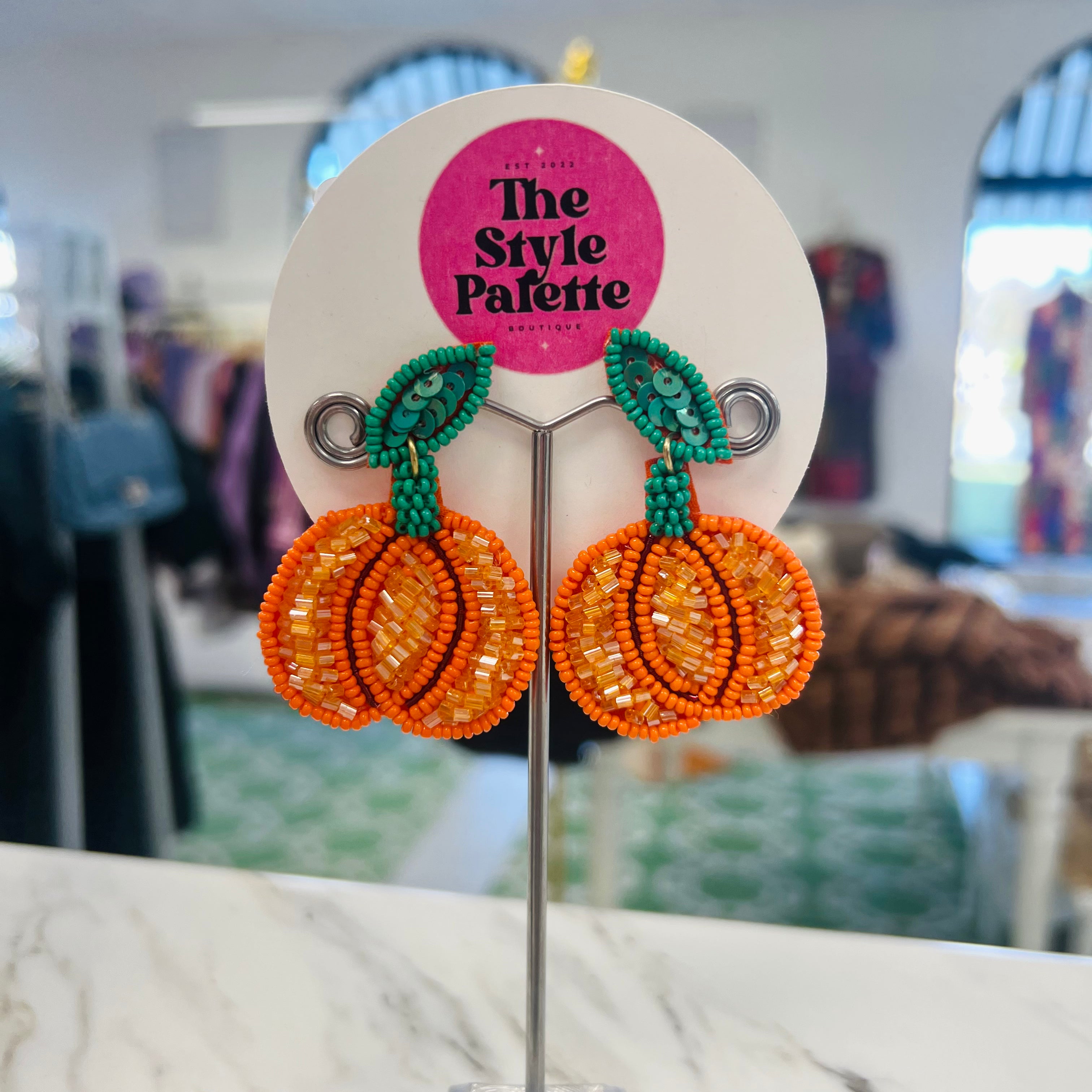 Pumpkin Picking Earrings